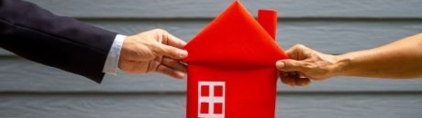 Two hands and red house - resized